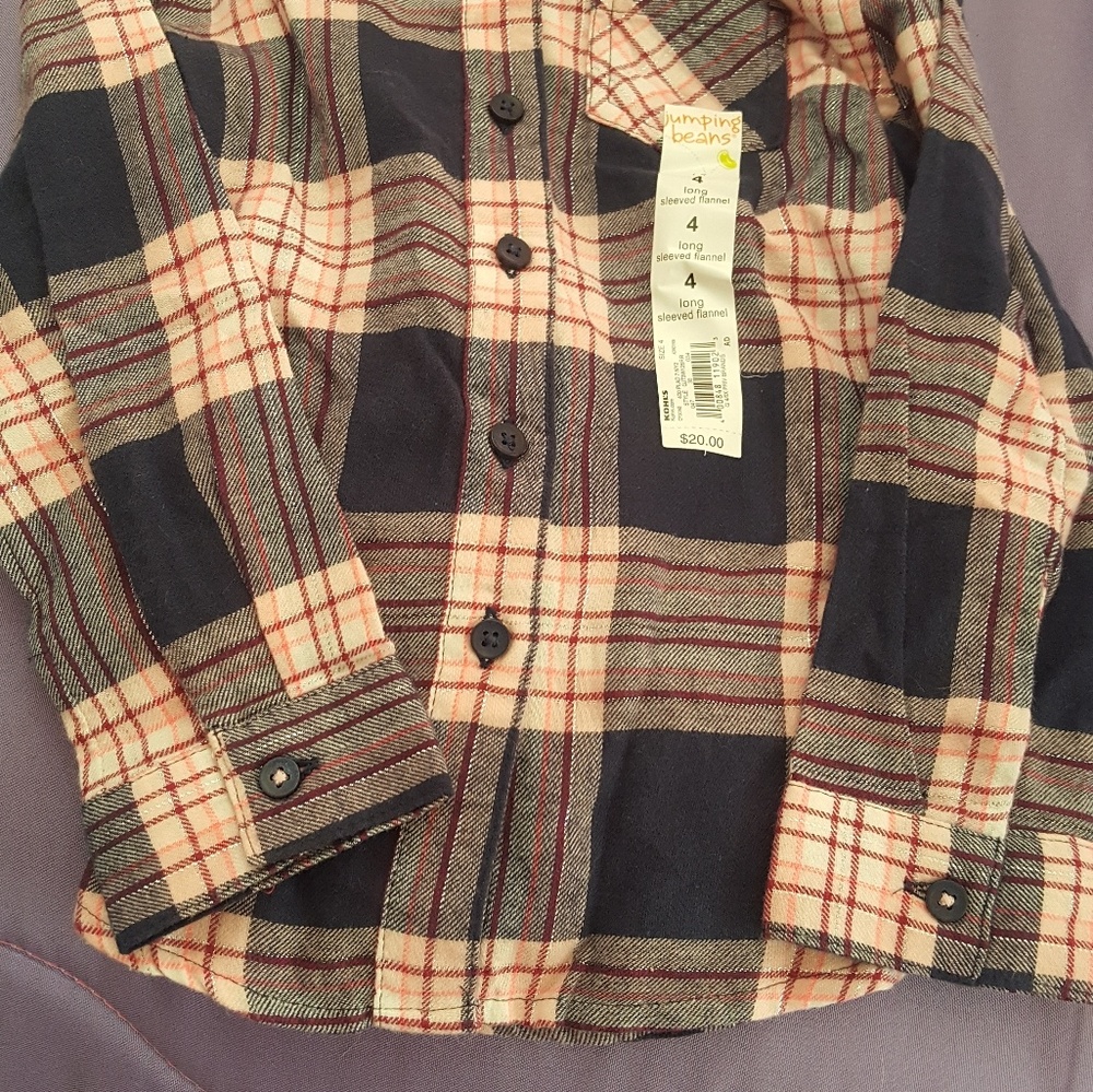 Long sleeve flannel shirt